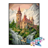 Kit de Pintura Numerada - Castelo Medieval