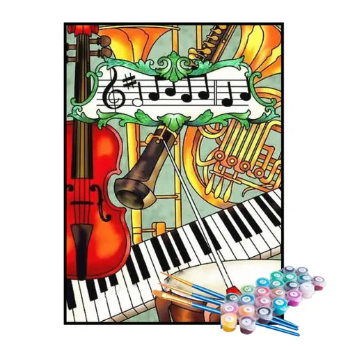 Kit de Pintura Numerada - A Orquestra