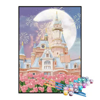 Kit de Pintura Numerada - Castelo Encantado Desenhado