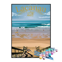 Kit de Pintura Numerada - Lacanau, França
