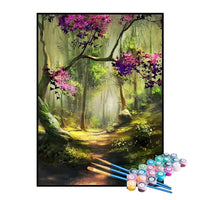 Kit de Pintura Numerada - Bosque das Árvores