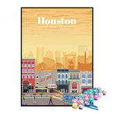 Kit de Pintura Numerada - Houston