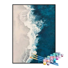 Kit de Pintura Numerada - As Ondas do Mar