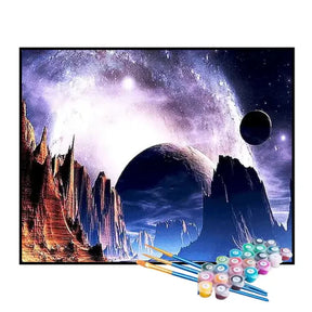 Kit de Pintura Numerada - O Universo Além das Rochas