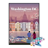 Kit de Pintura Numerada - Washington, DC