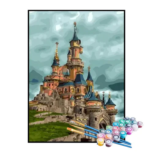 Kit de Pintura Numerada - Castelo