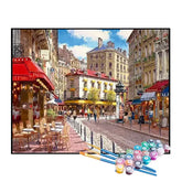 Kit de Pintura Numerada - Restaurantes no Centro da Cidade