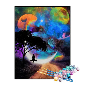 Kit de Pintura Numerada - Caminho para o Universo