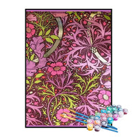 Kit de Pintura Numerada - Desenho das Flores