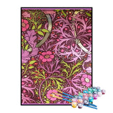 Kit de Pintura Numerada - Desenho das Flores