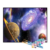Kit de Pintura Numerada - A Beleza do Universo