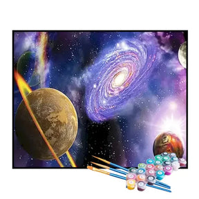 Kit de Pintura Numerada - A Beleza do Universo