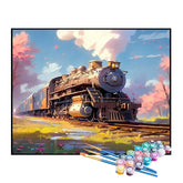 Kit de Pintura Numerada - Passeio de Trem