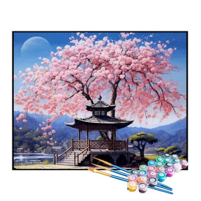 Kit de Pintura Numerada - Primavera no Templo