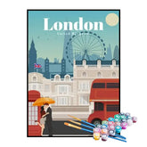 Kit de Pintura Numerada - Londres