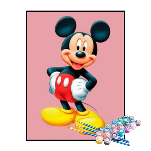 Kit de Pintura Numerada - Mickey Mouse
