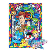 Kit de Pintura Numerada - Toy Story em Mosaico