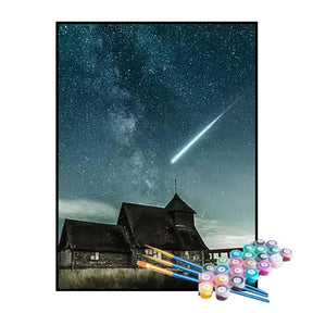 Kit de Pintura Numerada - Estrela Cadente