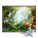 Kit de Pintura Numerada - Mundo das Fadas