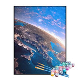 Kit de Pintura Numerada - Planeta Terra