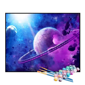 Kit de Pintura Numerada - Espaço Sideral