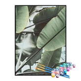 Kit de Pintura Numerada - Folhas Caídas no Jardim