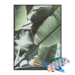 Kit de Pintura Numerada - Folhas Caídas no Jardim