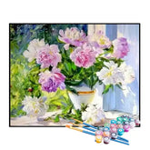 Kit de Pintura Numerada - Flores da Primavera