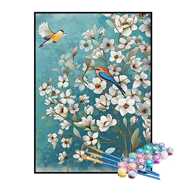 Kit de Pintura Numerada - Polinização das Flores