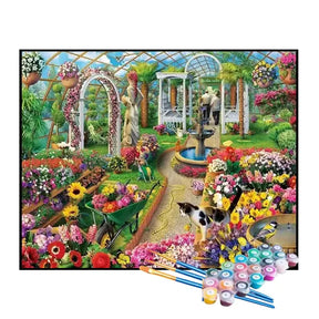 Kit de Pintura Numerada - O Jardim Botânico