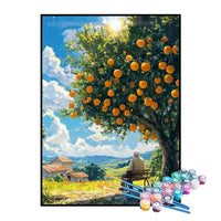 Kit de Pintura Numerada - Laranjeira
