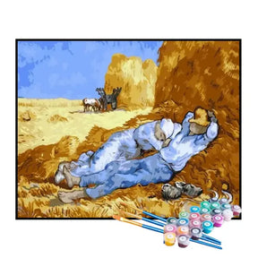 Kit de Pintura Numerada - A Soneca de Van Gogh