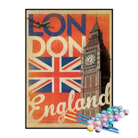 Kit de Pintura Numerada - Londres, Inglaterra