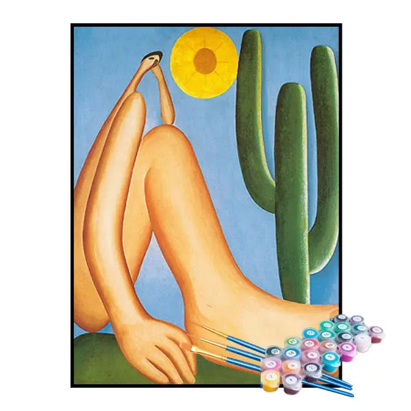 Kit de Pintura Numerada - Abaporu, Tarsila do Amaral 1