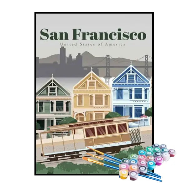 Kit de Pintura Numerada - São Francisco