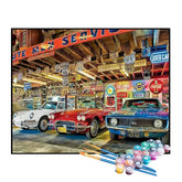 Kit de Pintura Numerada - Carros Antigos à Venda