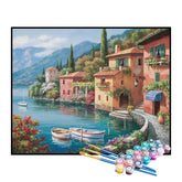 Kit de Pintura Numerada - Porto à Beira-Mar