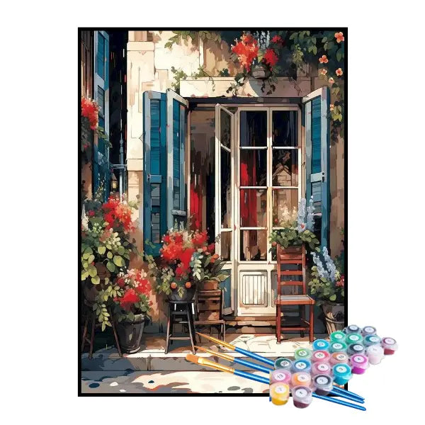 Kit de Pintura Numerada - A Loja de Flores