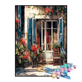 Kit de Pintura Numerada - A Loja de Flores