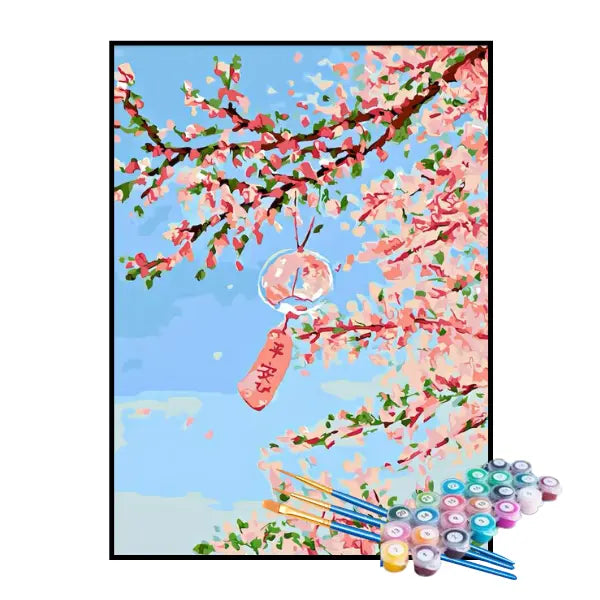 Kit de Pintura Numerada - Cerejeira