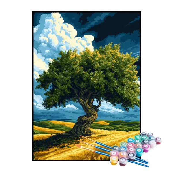 Kit de Pintura Numerada - A Grande Árvore