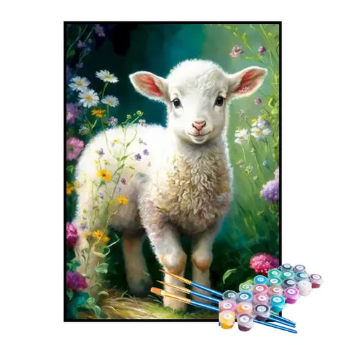 Kit de Pintura Numerada - Ovelha