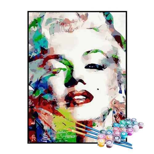 Kit de Pintura Numerada - Marilyn Monroe