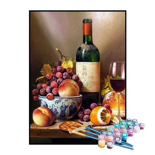 Kit de Pintura Numerada - Banquete Real