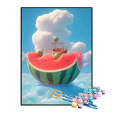 Kit de Pintura Numerada - Melancia Divertida