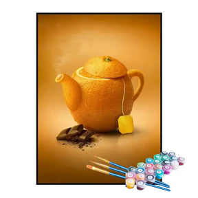 Kit de Pintura Numerada - Chá de Laranja