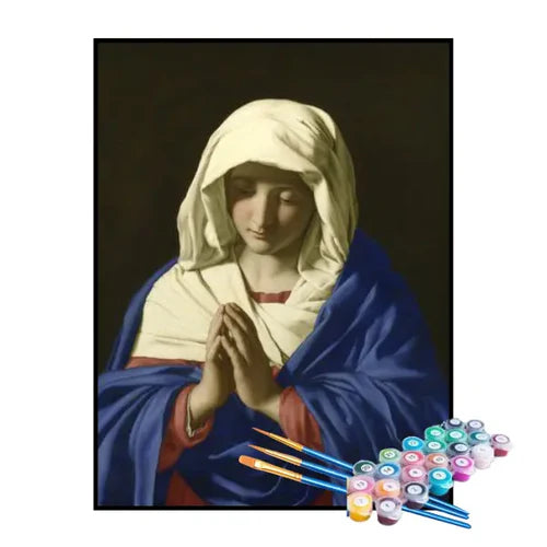 Kit de Pintura Numerada - Maria em Oração