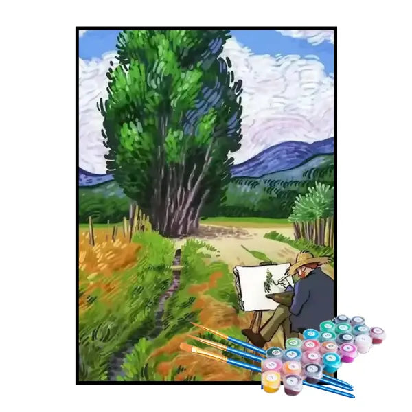 Kit de Pintura Numerada - Van Gogh Pintando