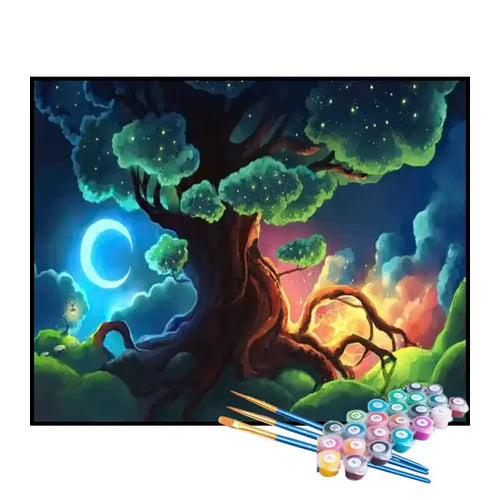 Kit de Pintura Numerada - Árvore Mágica