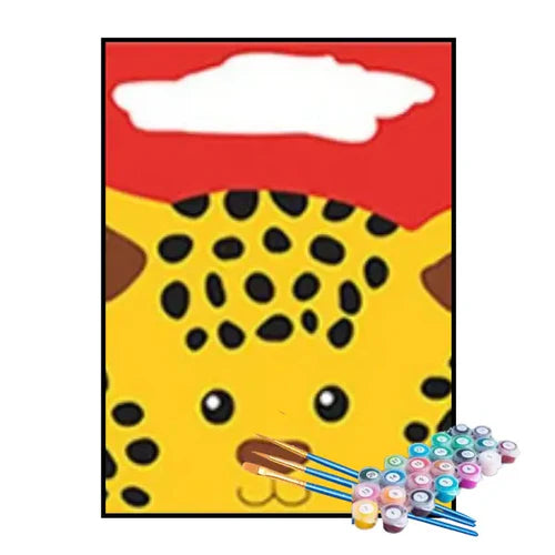 Kit de Pintura Numerada - Filhote de Onça